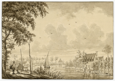 202339 Gezicht op de Vecht bij Zuilen.